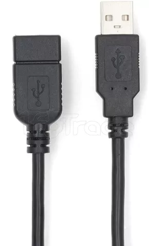Photo de Rallonge USB 2.0 Nedis M/F 1m (Noir)