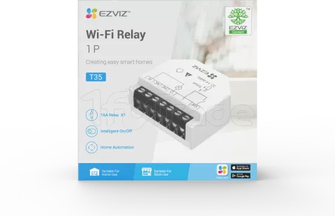 Photo de Relais WiFi Ezviz T35W Matter (Blanc)