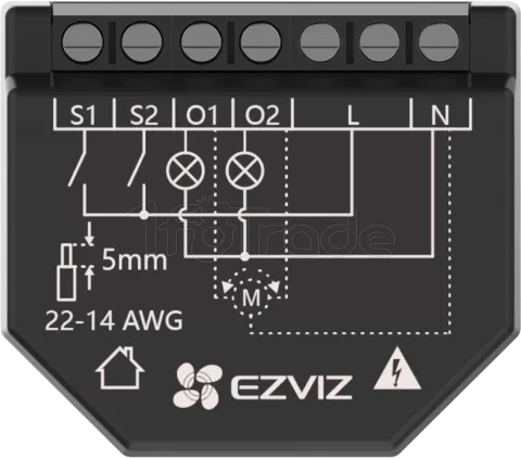 Photo de Relais WiFi Ezviz T36 (Noir)