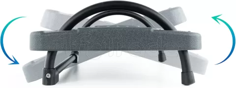 Photo de Repose-pieds à inclinaison réglable Tooq TQFR0601-G (gris)