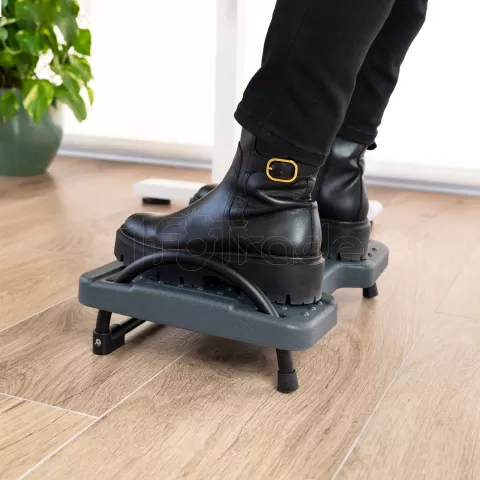 Photo de Repose-pieds à inclinaison réglable Tooq TQFR0601-G (gris)