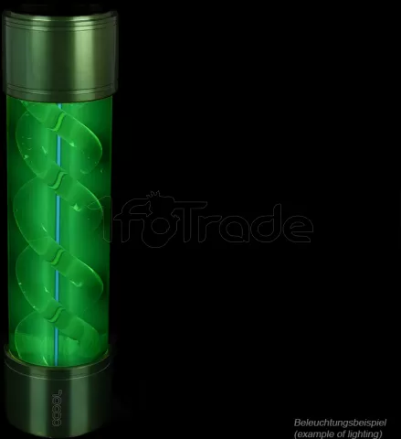 Photo de Réservoir Alphacool Eisbecher Helix 250 (Transparent/Vert)