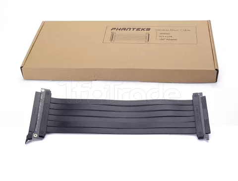 Photo de Riser PCIe 3.0 16X Phanteks Flatline 30cm (Noir)