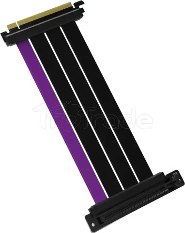 Photo de Riser PCIe 4.0 16X Cooler Master MasterAccessory 20cm (Noir/Violet)