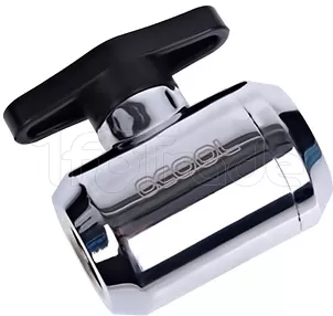 Photo de Robinet double pour G1/4 Alphacool Eiszapfen (Argent)