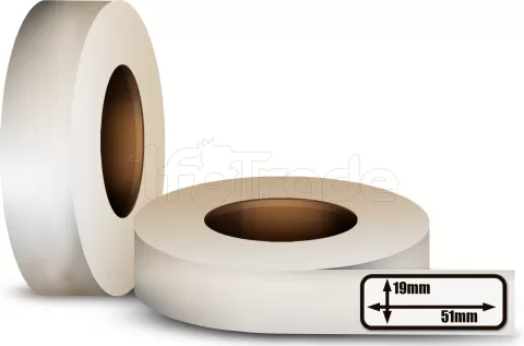 Photo de Rouleau de 500 étiquettes adhésives Dymo 11355 - 19x51mm (Blanc)