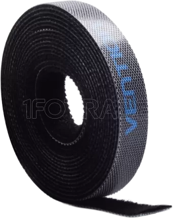 Photo de Rouleau Organisateur de câbles Vention 11mmx1m avec Velcro (Noir)