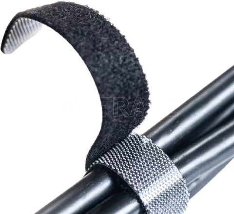 Photo de Rouleau Organisateur de câbles Vention 11mmx1m avec Velcro (Noir)