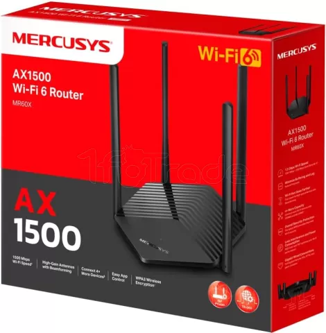 Photo de Routeur WiFi Mercusys MR60X (AX1500)