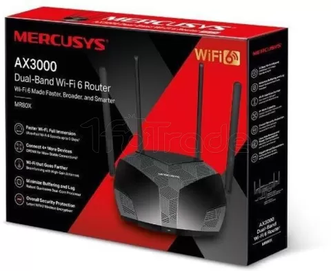Photo de Routeur WiFi Mercusys MR80X (AX3000)