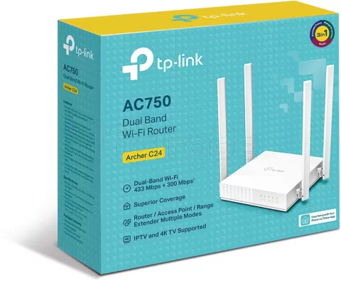 Photo de Routeur WiFi TP-Link Archer C24 (AC750)