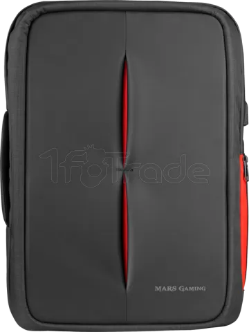 Photo de Sac à Dos Ordinateur Portable Mars Gaming MB2 17,3"max (Noir/Rouge)