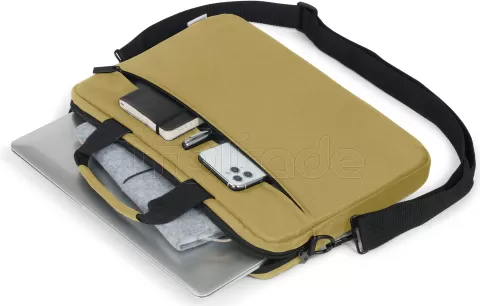 Photo de Sacoche Ordinateur Portable Dicota Base XX Slim Case 14,1"max (Marron)