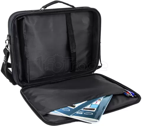 Photo de Sacoche Ordinateur Portable Esperanza Classic 15.6" max (Noir/Bleu)