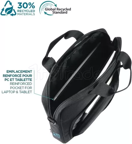 Photo de Sacoche Ordinateur Portable Mobilis TheOne Basic 17"max (Noir)