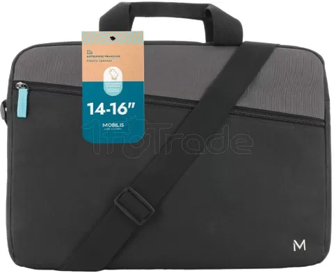 Photo de Sacoche Ordinateur Portable Mobilis TheOne Essential 16"max (Noir)
