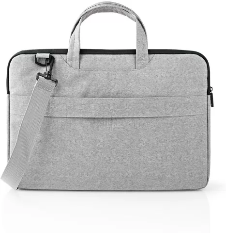 Photo de Sacoche Ordinateur Portable Nedis Notebook Bag 15 16"max (Gris)