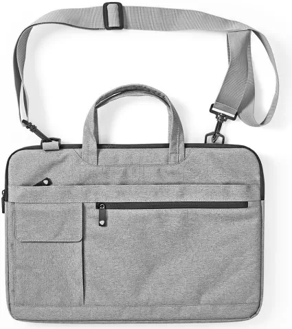 Photo de Sacoche Ordinateur Portable Nedis Notebook Bag 15 16"max (Gris)