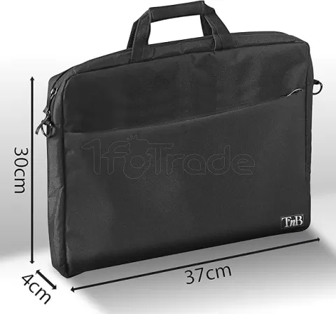 Photo de Sacoche Ordinateur Portable T'nB Marseille 14"max (Noir)