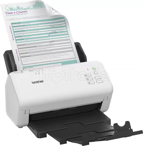 Photo de Scanner Brother ADS-4300N Recto/verso A4 (Blanc)
