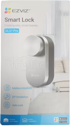 Photo de Serrure connectée Ezviz DL01 Pro (Argent)