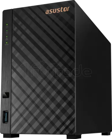 Photo de Serveur NAS Asustor Drivestor 2 Gen 2 AS-1202T - 2 baies (Noir)