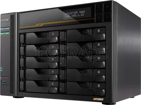 Photo de Serveur NAS Asustor Lockerstor 10 Gen3 AS-6810T - 10 baies (Noir)