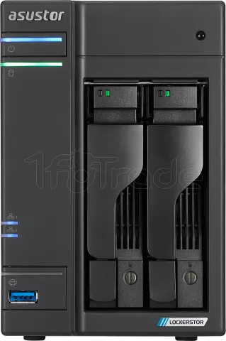 Photo de Serveur NAS Asustor Lockerstor 2 AS-6602T - 2 baies (Noir)