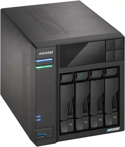 Photo de Serveur NAS Asustor Lockerstor 4 Gen2 AS-6704T v2 - 4 baies (Noir)