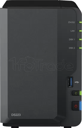 Photo de Serveur NAS Synology DiskStation DS223 - 2 baies