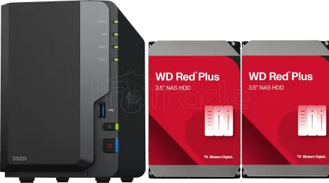 Photo de Serveur NAS Synology DiskStation DS223 - 4To (2x2To) WD Red Plus