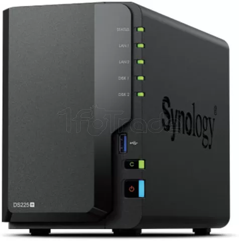 Photo de Serveur NAS Synology Diskstation DS225+ - 2 baies