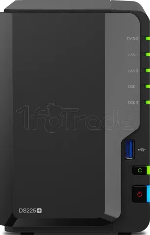 Photo de Serveur NAS Synology Diskstation DS225+ - 2 baies