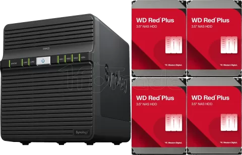 Photo de Serveur NAS Synology DiskStation DS423 - 16To (4x4To) WD Red Plus
