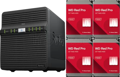 Photo de Serveur NAS Synology DiskStation DS423 - 32To (4x8To) WD Red Pro