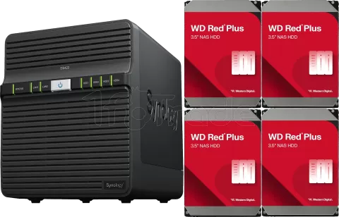 Photo de Serveur NAS Synology DiskStation DS423 - 8To (4x2To) WD Red Plus