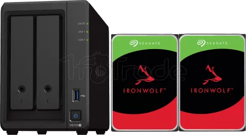 Photo de Serveur NAS Synology DiskStation DS723+ - 16To (2x8To) Seagate Ironwolf