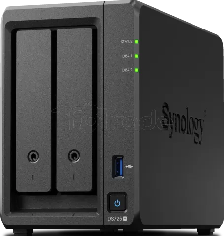 Photo de Serveur NAS Synology Diskstation DS725+ - 2 baies