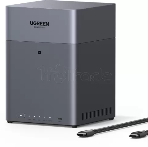 Photo de Serveur NAS Ugreen DH4300 Plus - 4 baies (Gris)