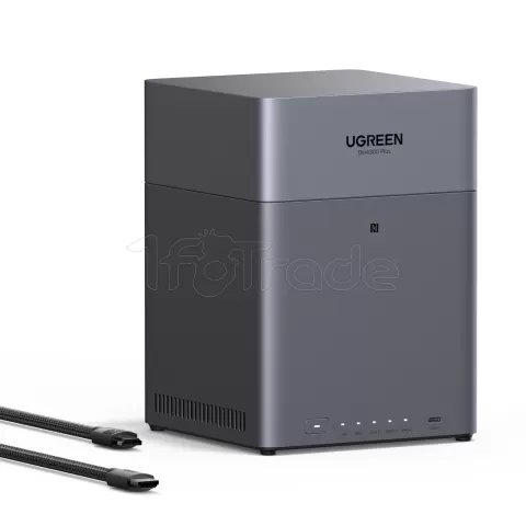 Photo de Serveur NAS Ugreen DH4300 Plus - 4 baies (Gris)
