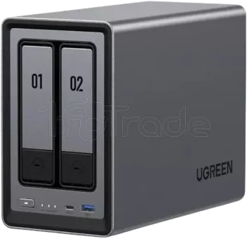 Photo de Serveur NAS Ugreen DXP2800 - 2 baies (Noir)