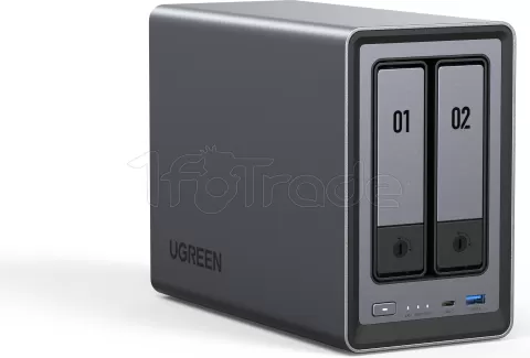 Photo de Serveur NAS Ugreen DXP2800 - 2 baies (Noir)