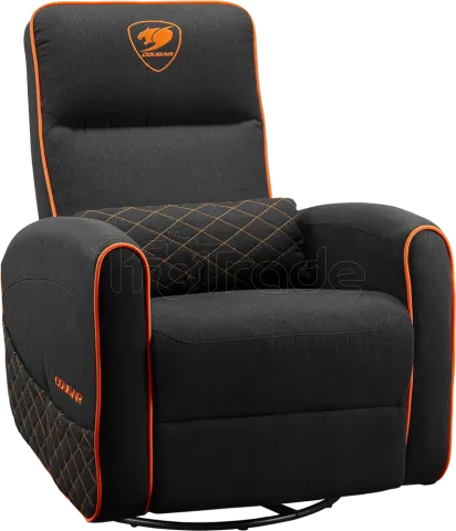 Photo de Sofa Cougar Fidom (Noir/Orange)