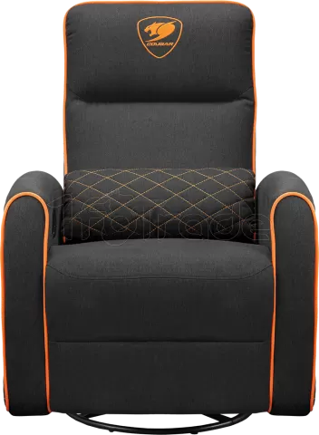 Photo de Sofa Cougar Fidom (Noir/Orange)