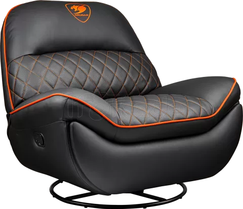 Photo de Sofa Cougar Overlord (Noir/Orange)