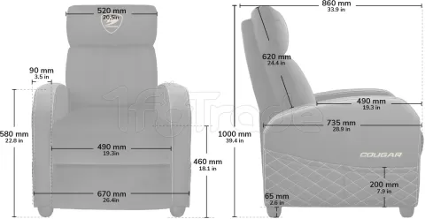 Photo de Sofa Cougar Ranger Elite  (Vert)