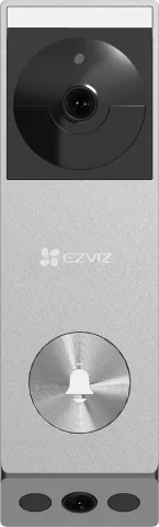 Photo de Sonnette connectée Ezviz EP3x Pro avec panneau solaire (Gris)