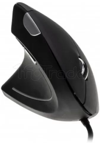 Photo de Souris filaire Dacomex Verticale pour gauchers V150U (Noir)