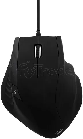 Photo de Souris filaire ergonomique T'nB Ergo pour droitier (Noir)