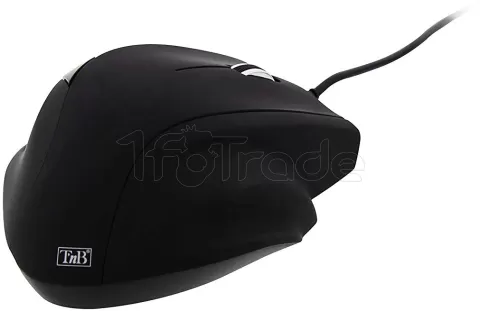 Photo de Souris filaire ergonomique T'nB Ergo pour droitier (Noir)